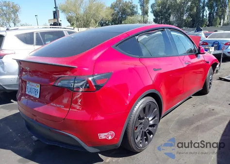 2023 Tesla Model Y Performance Dual Motor All-Wheel Drive from USA, damaged, VIN 7SAYGDEF9PF924907